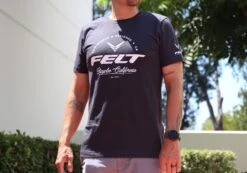 Felt Bicycles Classique Dark Grey T-Shirt | Men's -Felt Bicycles Felt T Shirt Classique Grey Men 02