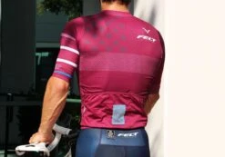 Felt Bicycles Felt Short-Sleeve Jersey Wine | Men's 10 Felt Bicycles Felt Short-Sleeve Jersey Wine | Men's -Felt Bicycles burgandy jersey rear